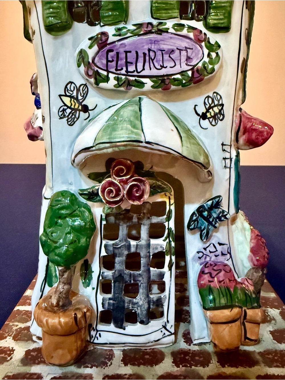 Blue Sky Clayworks Cafe French Chapeaux Fleuriste Heather Goldminc Retired W/Box - Picture 5 of 11